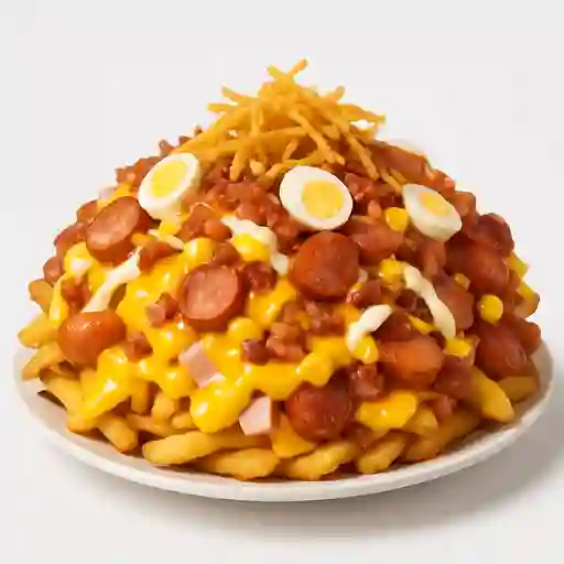 Salchipapa Super Especial Full Nacho