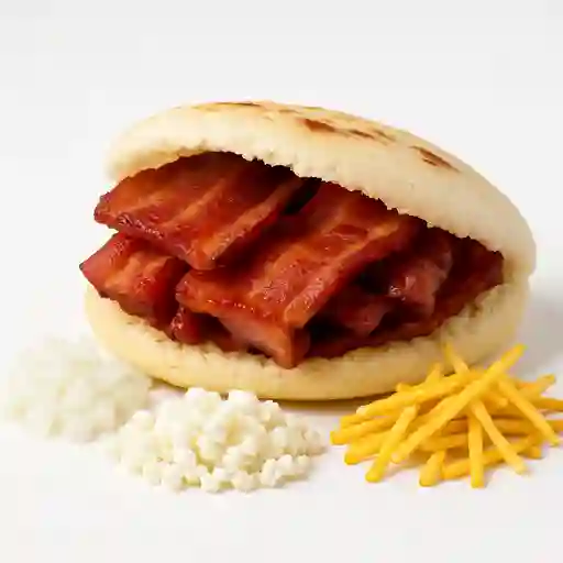 Arepa Rellena de Tocineta