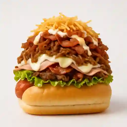 Perro con Carne Desmechada
