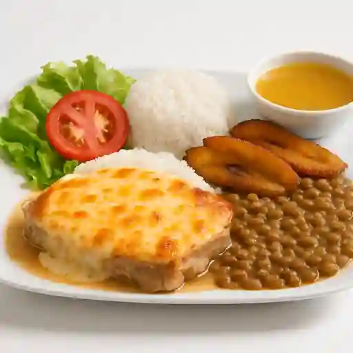 Bandeja de Cerdo Gratinado