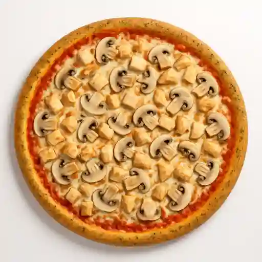 Pizza 40 Cm Pollo Mas Champiñon
