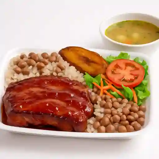 Bandeja de Cerdo Bbq
