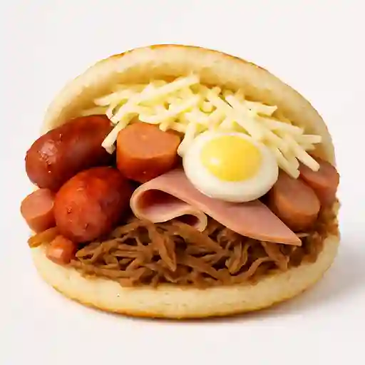 Arepa Rellena 4 Carnes