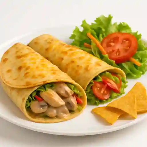 Creeps de Pollo con Champiñones
