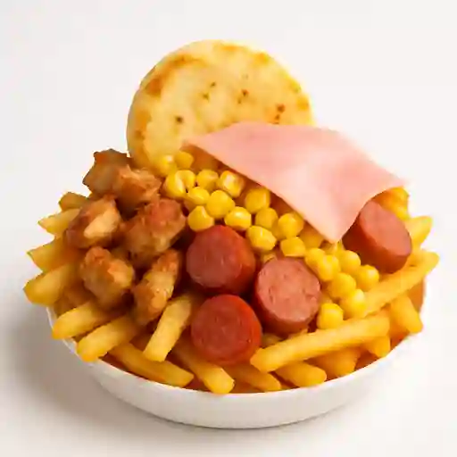 Salchipapa Salvajada
