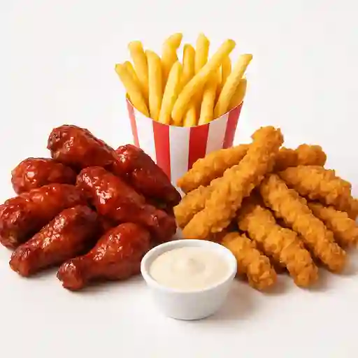 Combo Alitas y Strip para Compartir