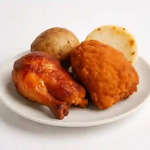 1/2 Pollo Al Horno