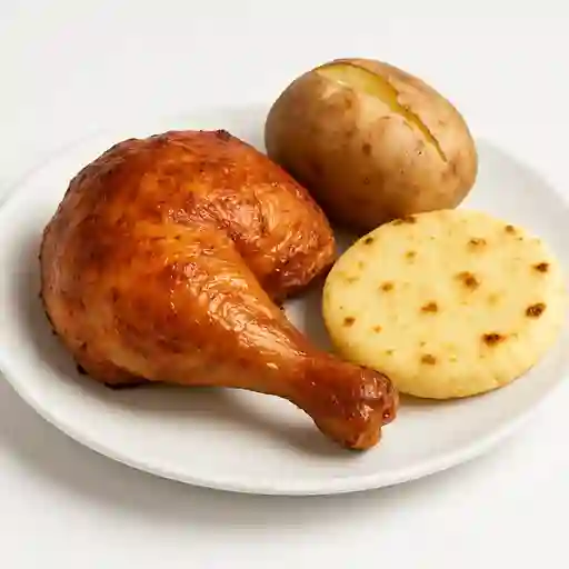 1/4 Pollo Al Horno