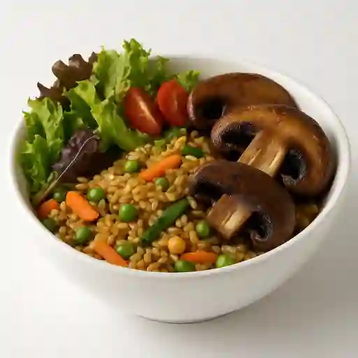 Arroz con Portobello