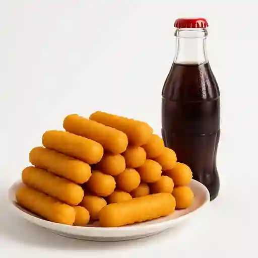 Deditos Queso Listos , con Bebida