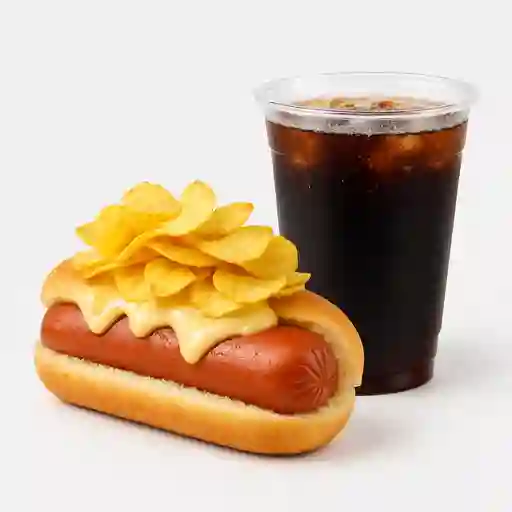 Mini Perro con Bebida