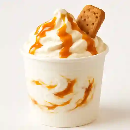 Helado de Yogurt Caramel Biscotto X 300