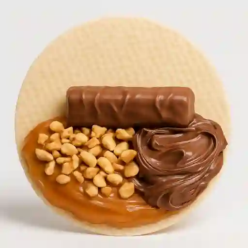 Oblea con Milky Way