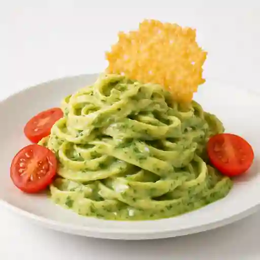 Pasta en Pesto Cremoso