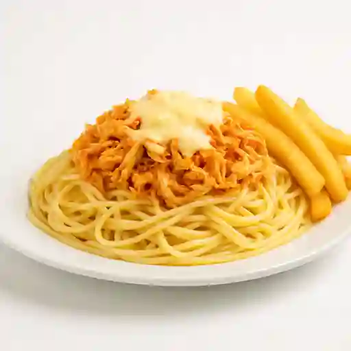 Espagueti con Pollo