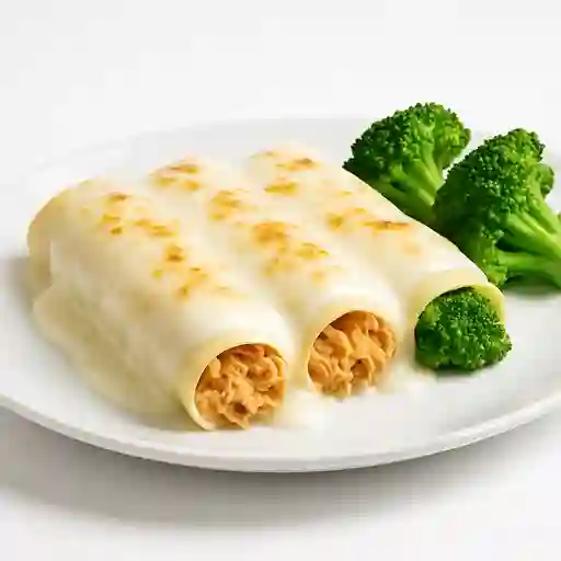 Canelones Pollo Bechamel