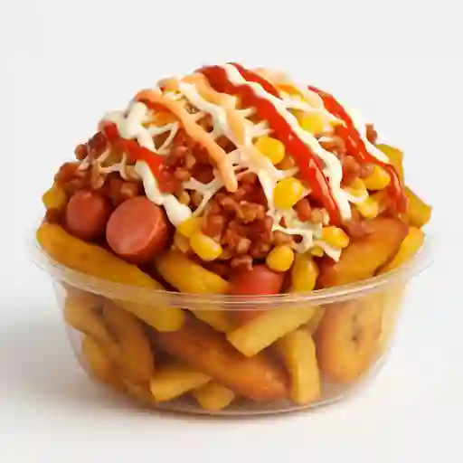 Salchipapa Madurita