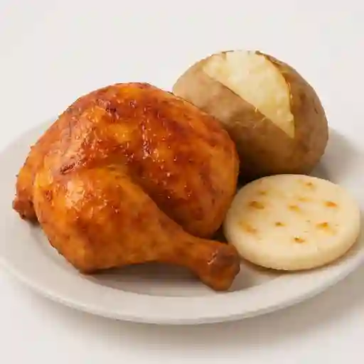 1/2 Pollo Dorado
