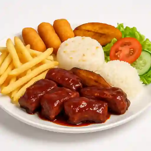 Mini Costillas de Cerdo Bbq