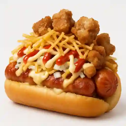 Choriperro Caliente Chicharrón