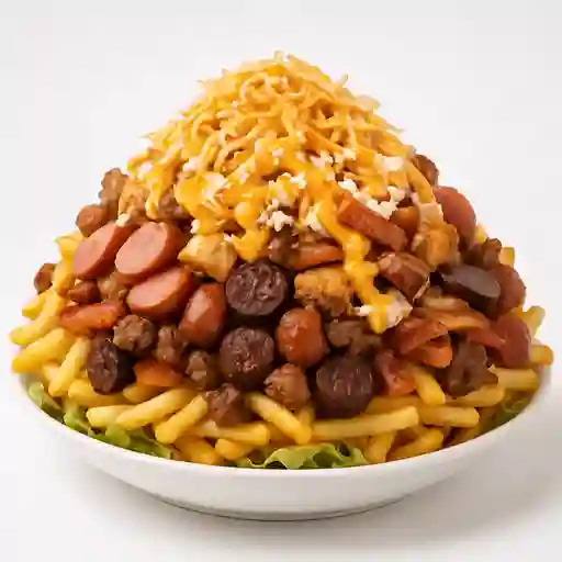 Salchipapa Super Extra para 15 Personas