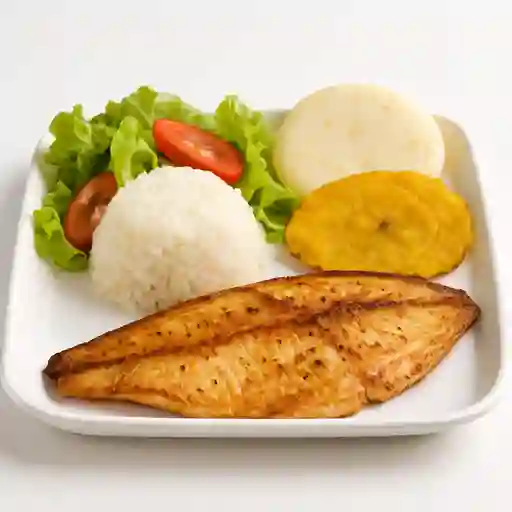Bandeja con Tilapia