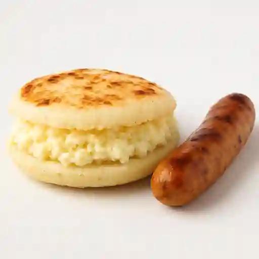 Combo Arepa con Queso + Chorizo