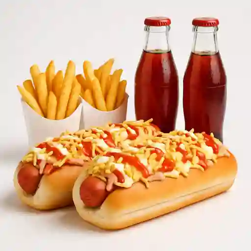 Combo 2 Perros Sencillos
