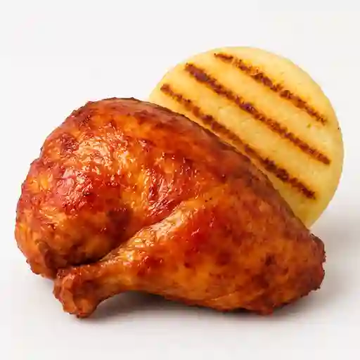 Pollo Con Arepa