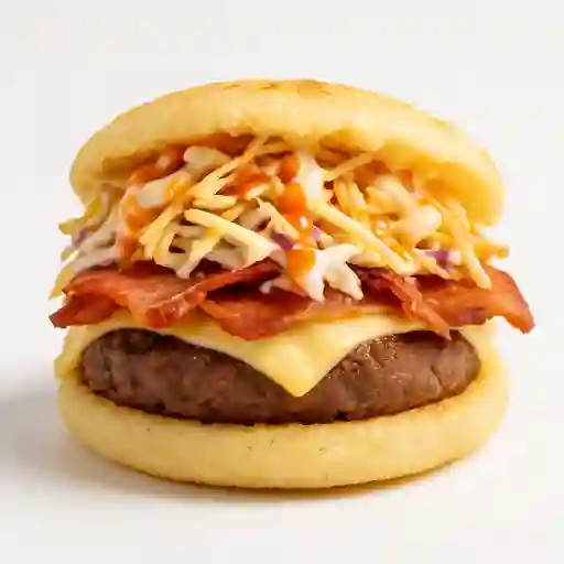 Arepa Tocineta y Queso