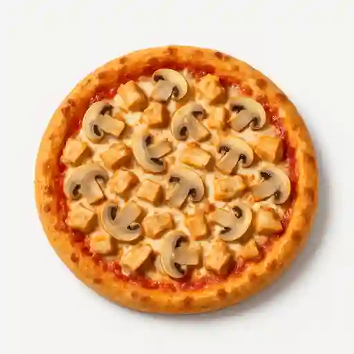 Pizzas Mediana con Pollo y Champiñón