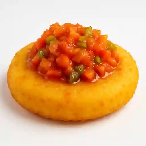 Arepa Frita con Hogao