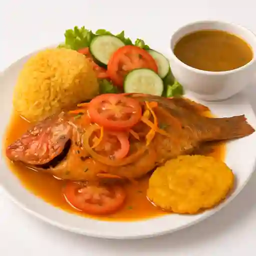 Tilapia Sudada a la Criolla