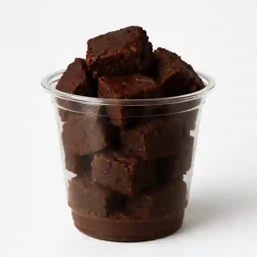Vaso de Brawnie de Chocolate