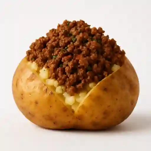 Papa Carne Molida