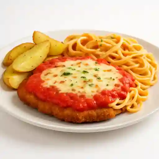 Milanesa de Cerdo a la Parmesana