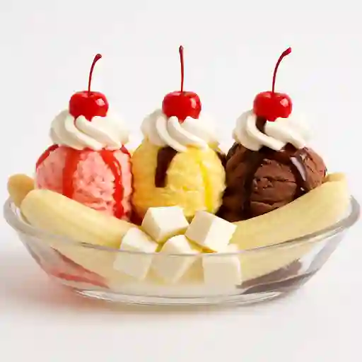 Banana Split con Queso