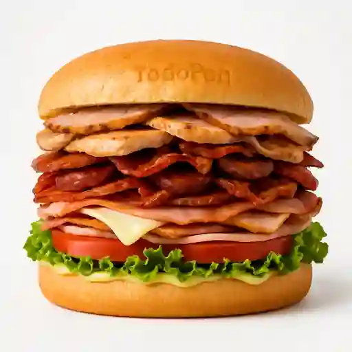 Sándwich con Todo