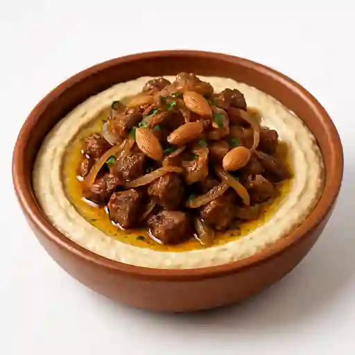 Hummus de Frijol con Chivo