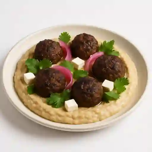 Mutabbal con Kefta de Chivo