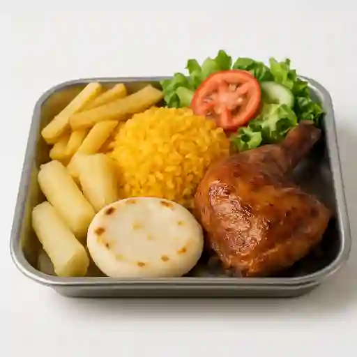 Bandeja con Pollo