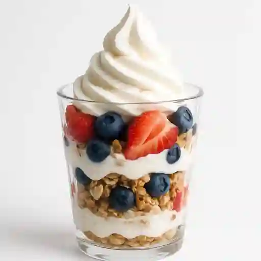 Parfait con Helado de Yogourt