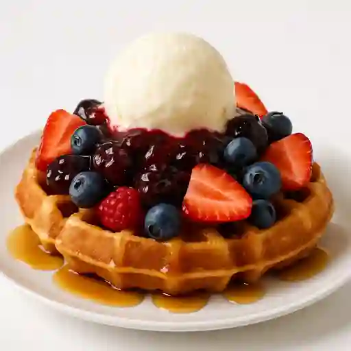 Waffle Frutos del Bosque