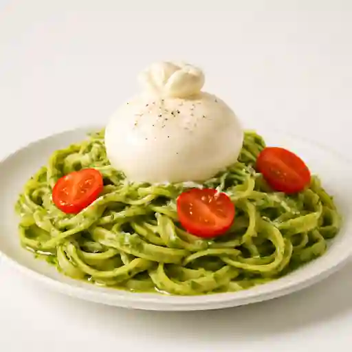 Pastas Al Pesto con Burrata