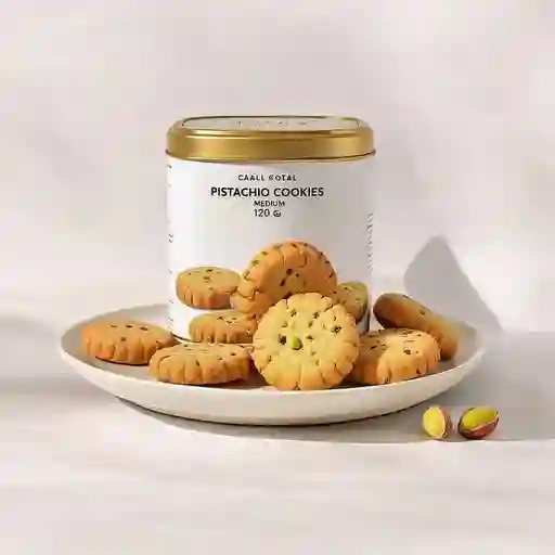 Lata Mediana Galleta Pistacho 120g