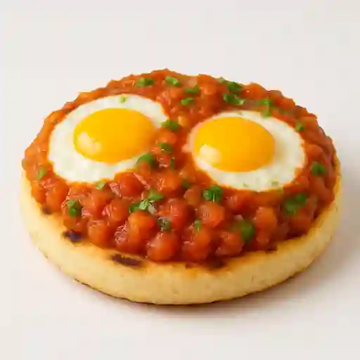 Arepa con Huevos Rancheros