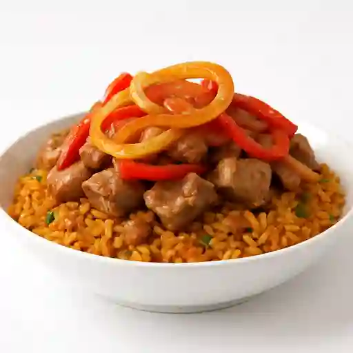Almuerzo Medio Arroz de Cerdo