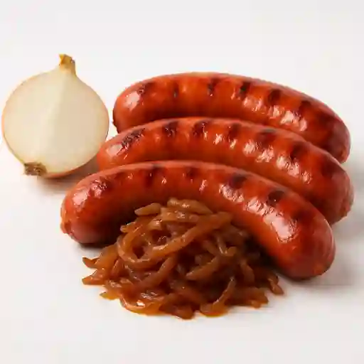 Chorizos con Cebolla