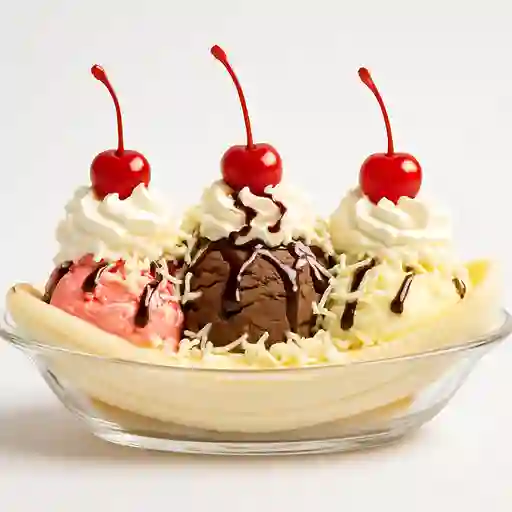 Banana Split con Queso