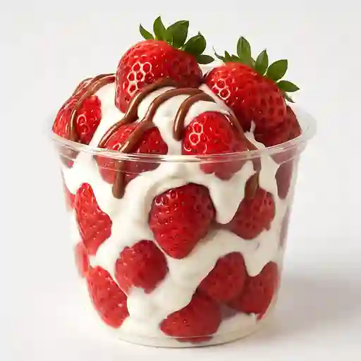 Fresas con Crema y Nutella